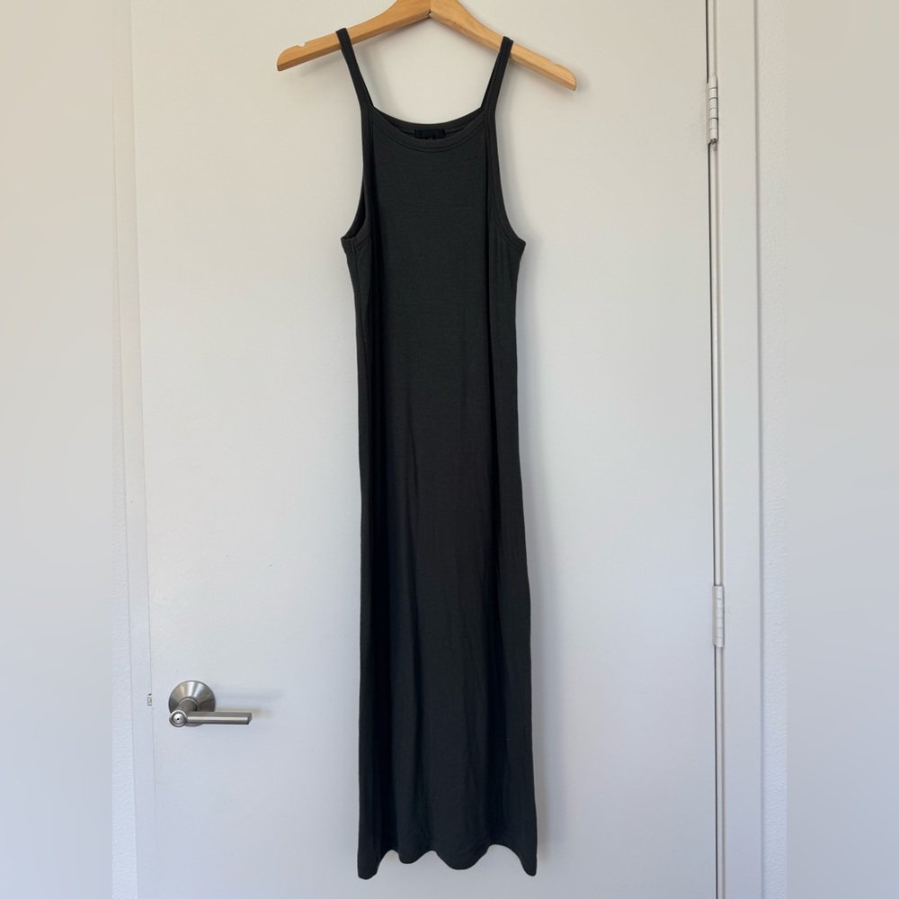 ATM Ribbed Tank Maxi Dress